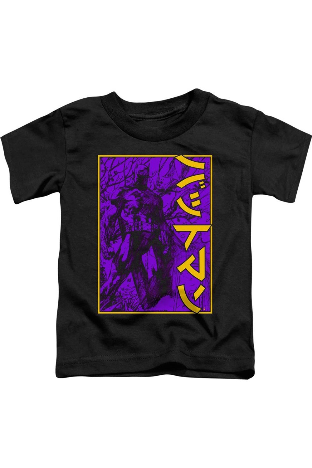 

Футболка с коротким рукавом для малышей Batman с крупным иероглифом в рамке Gildan, черный