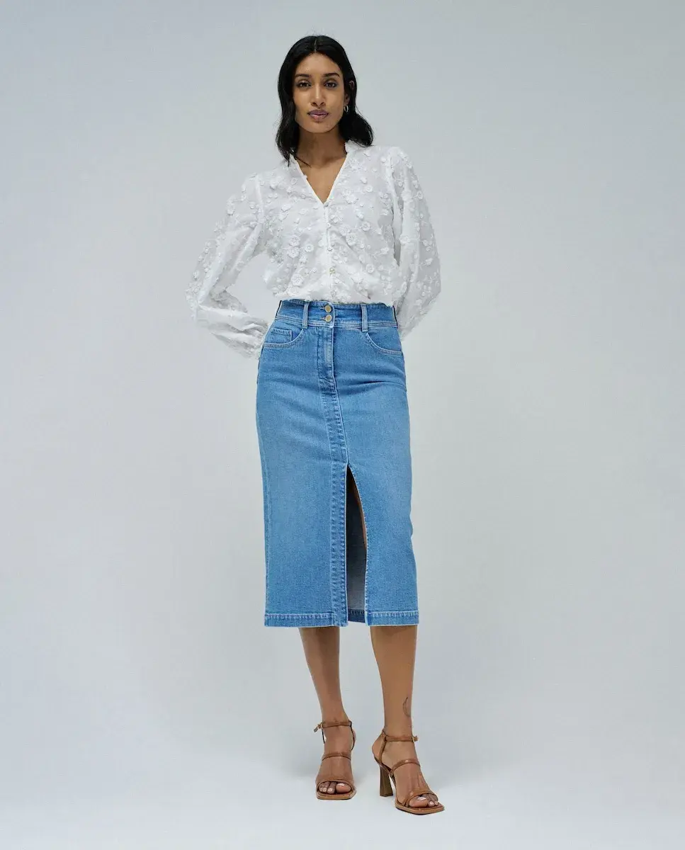 

Женская юбка Secret Midi Salsa Jeans, синий