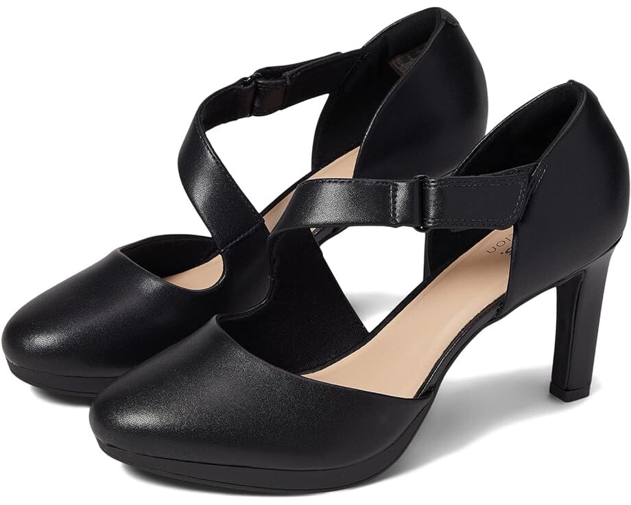 

Туфли Clarks Ambyr Glow, черная кожа