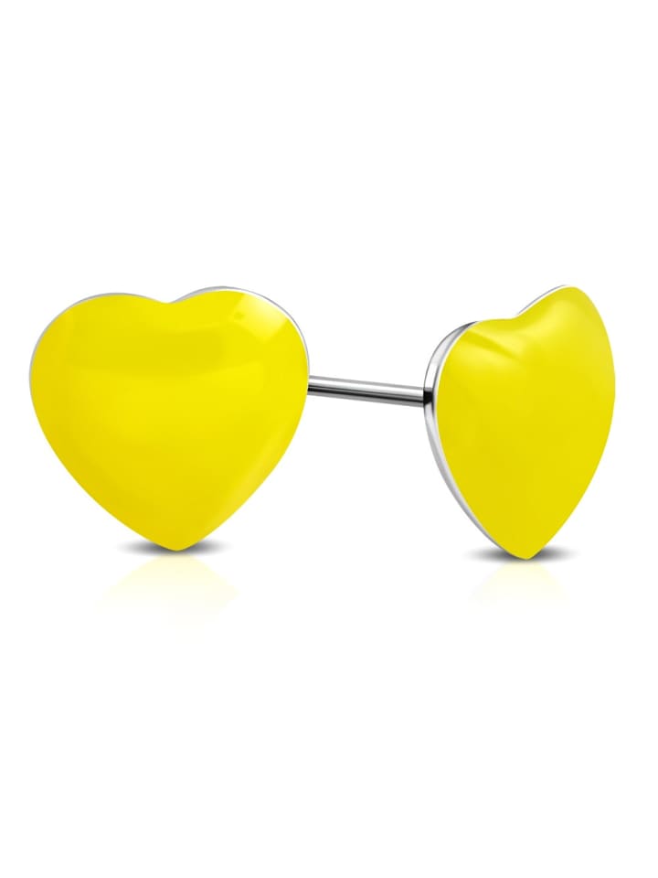 

Bungsa Детские серьги-гвоздики солнечно-желтого цвета