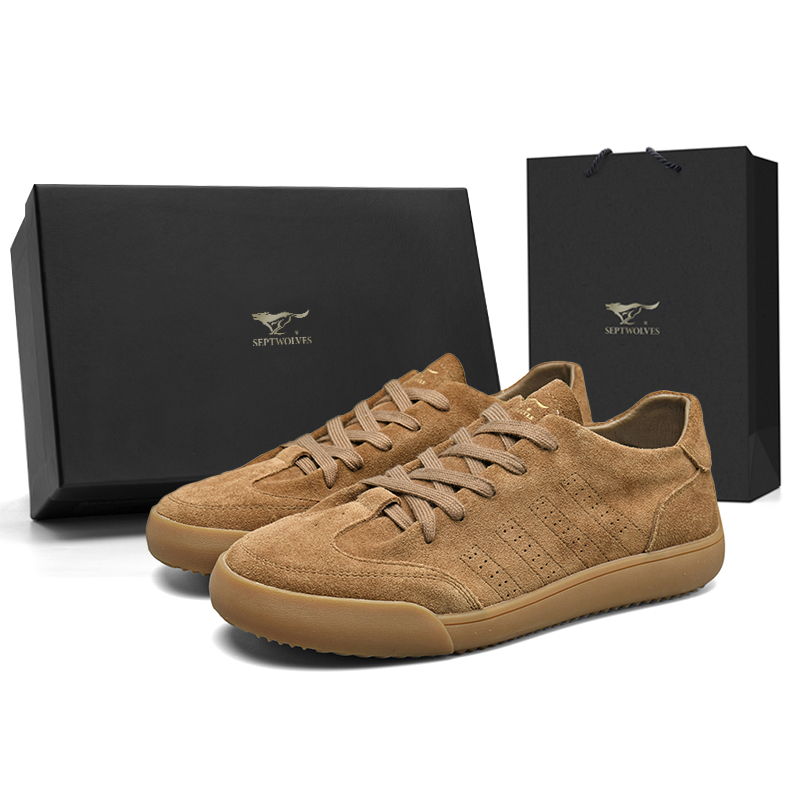 

Низкие повседневные туфли для мужчин SEPTWOLVES, Yellow (Standard Leather Shoe Size)