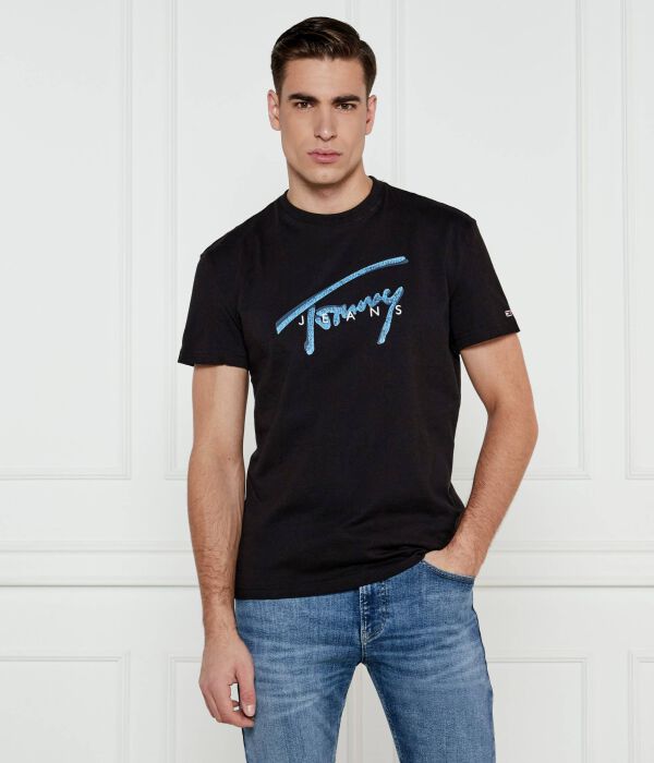 

Футболка Tommy Jeans Regular Fit, черный