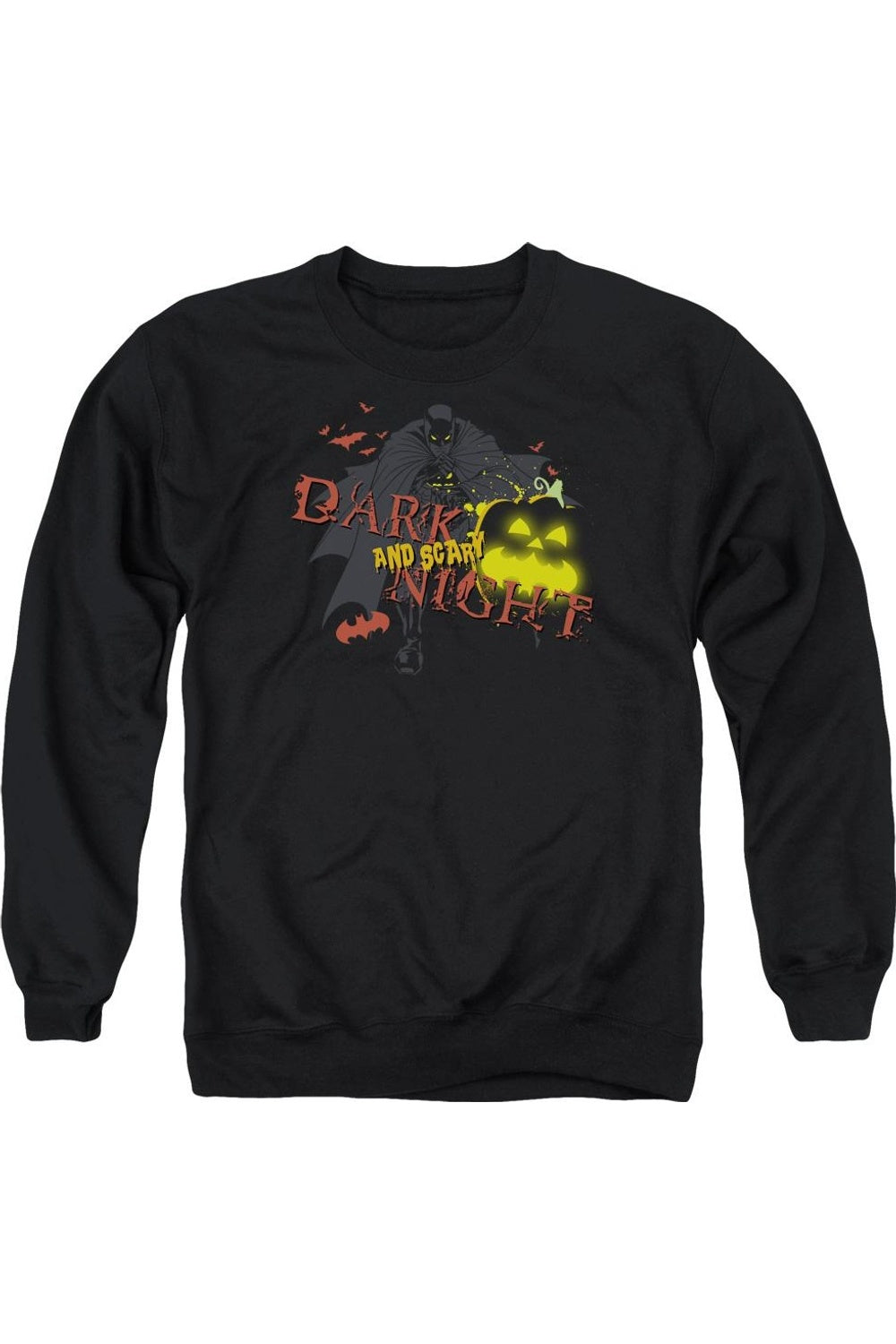 

Толстовка Batman Dark And Scary Night для взрослых с круглым вырезом Gildan, черный