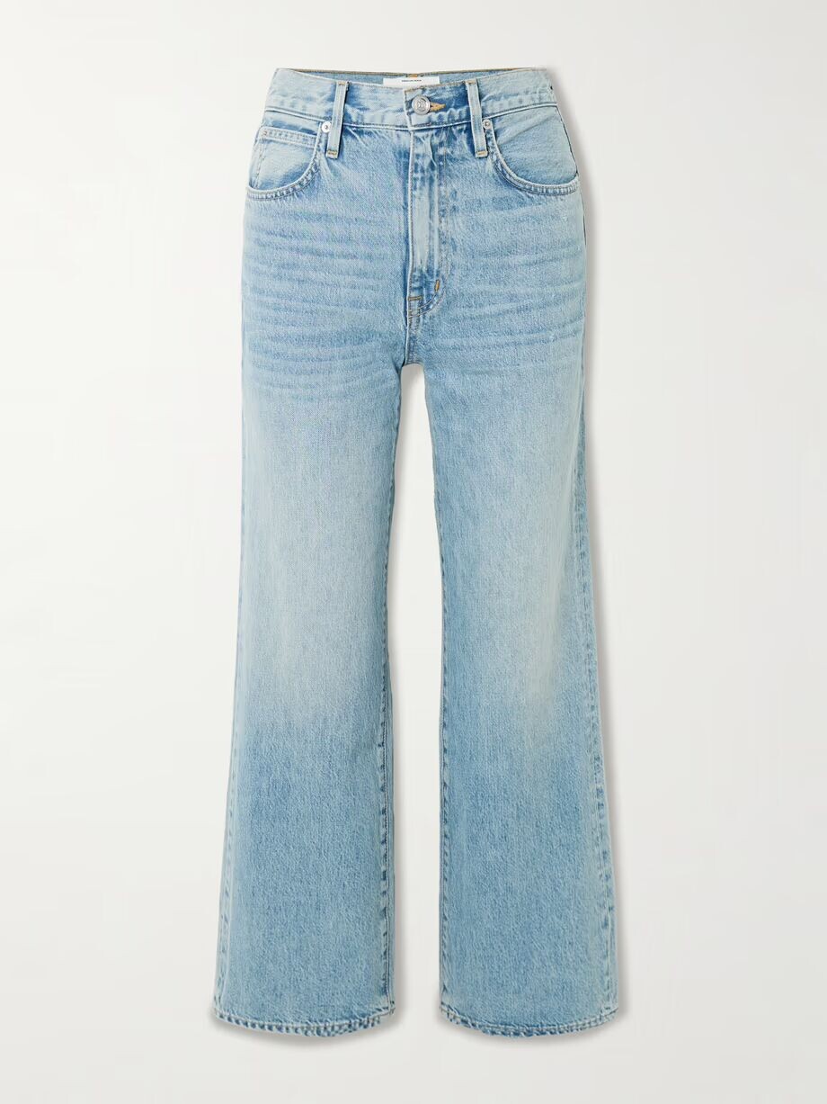 

Джинсы широкого кроя с завышенной талией Grace Slvrlake, цвет Light denim