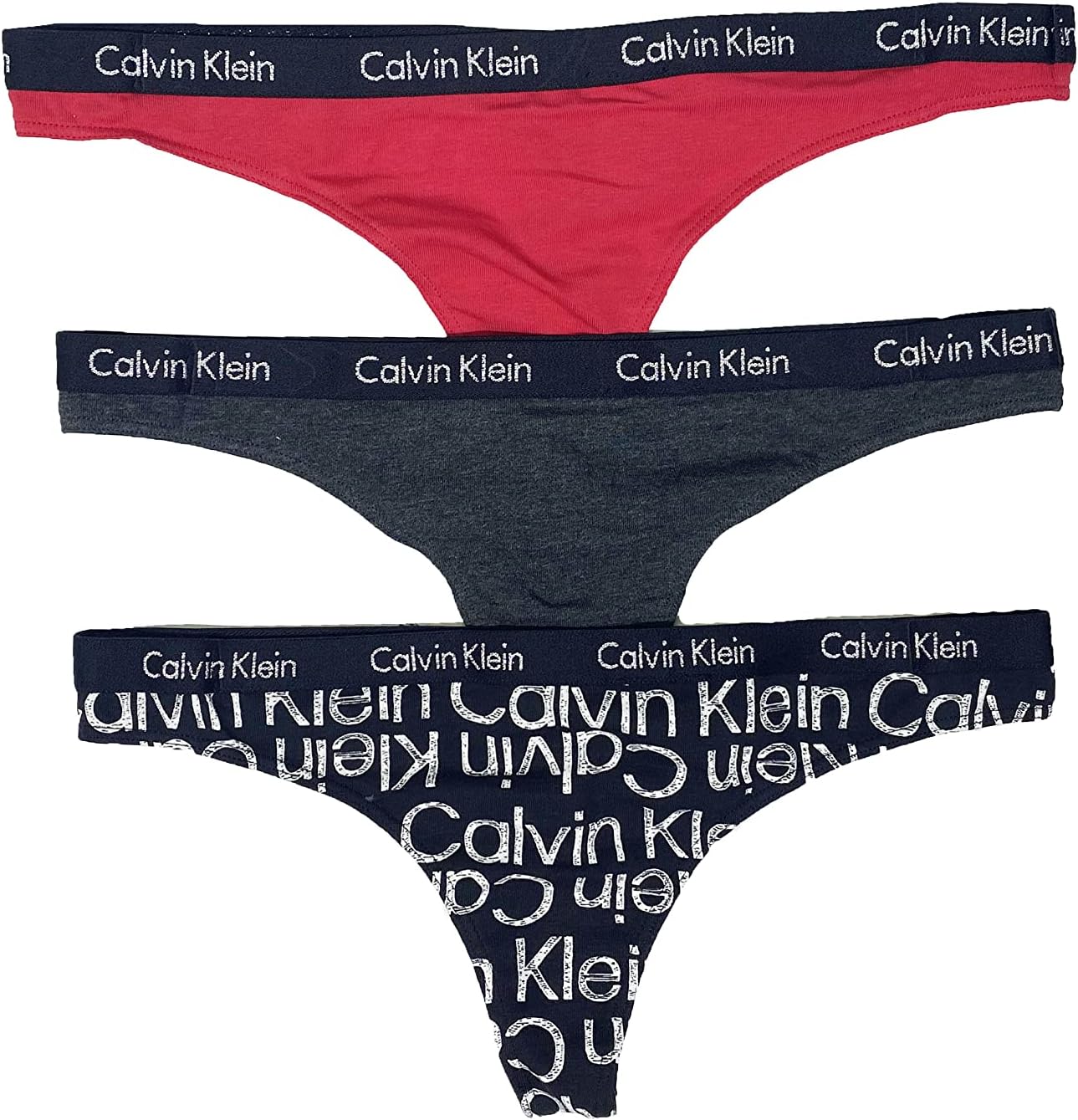 

Женские хлопковые стринги Calvin Klein, 3 шт., R(Qp2385-025)/Ckp