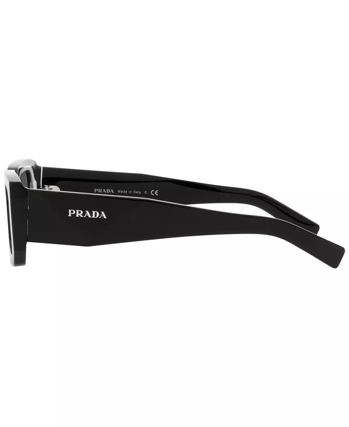 Унисекс солнцезащитные очки прямоугольной формы Symbole, PR 6YS PRADA, черный — фото 3