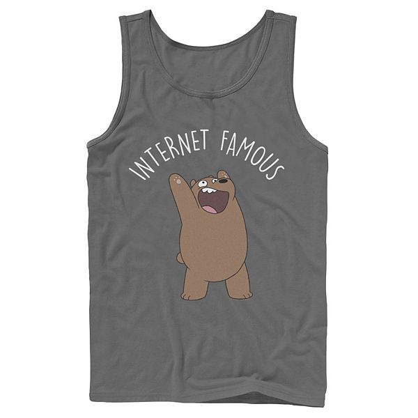 

Мужская футболка We Bare Bears Licensed Character, Charcoal