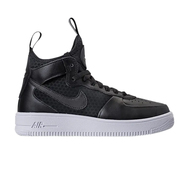 Кроссовки Nike Wmns Air Force 1 Ultraforce Mid 'Black White', черный