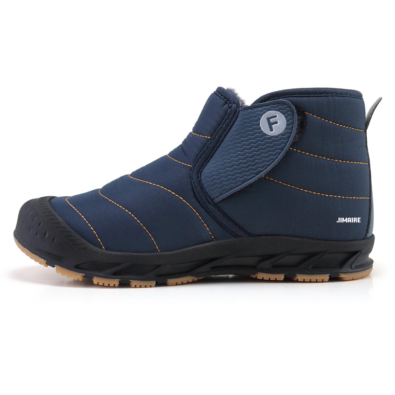 

King Jinmai Теплые и водостойкие короткие зимние сапоги унисекс темно-синие, цвет Dark Blue