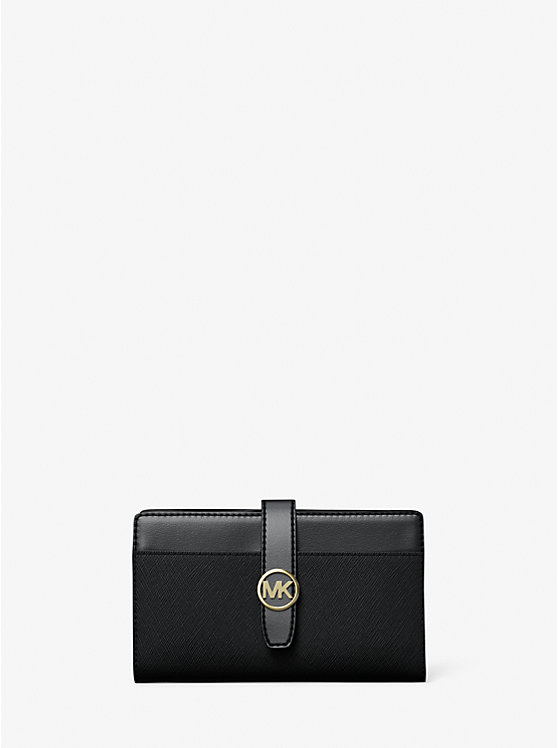 

Кошелек Greenwich среднего размера из сафьяновой кожи Michael Kors, черный