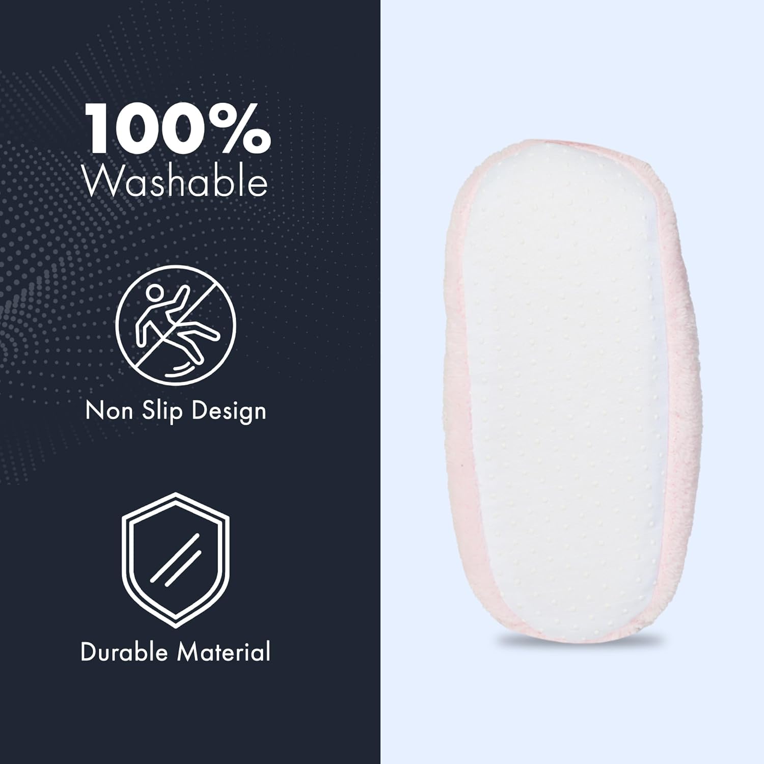 Тапочки THIRSTY TOWELS Cloud 9 Turkish Spa- мягкие, моющиеся, нескользящие махровые тапочки для женщин, мужчин, детей и гостей, домашние тапочки унисекс, подарок на праздник, розовый — фото 4