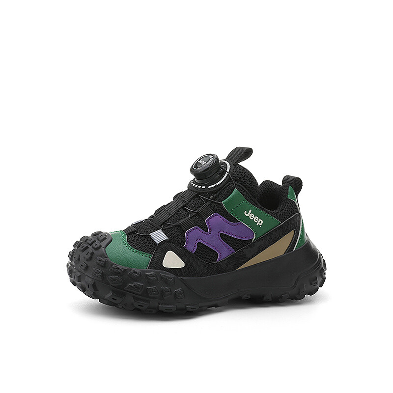 Кроссовки Jeep Kids Lifestyle Shoes Kids Low-top Green, черный — фото 2