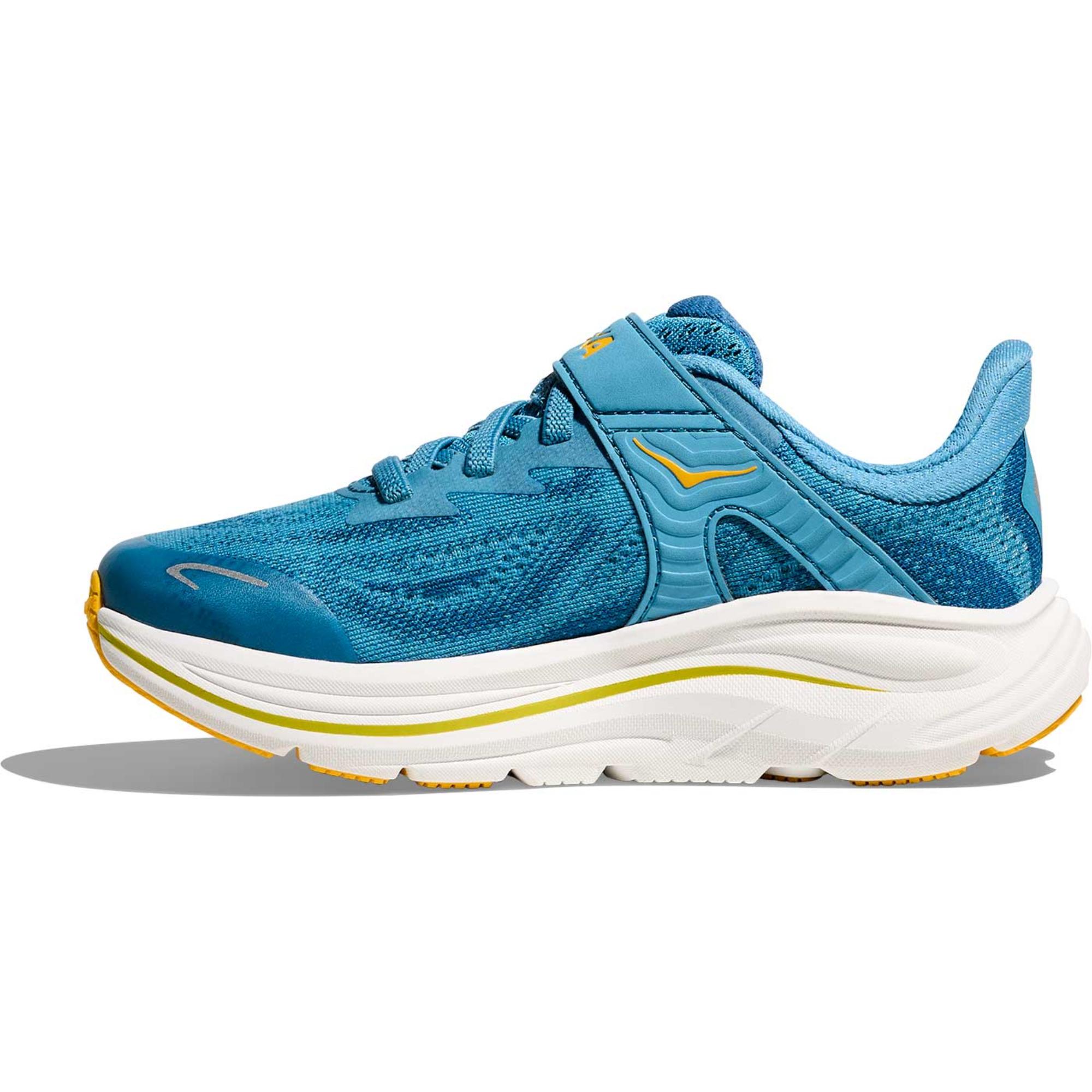 Детские кроссовки Clifton 10 для бега HOKA, Alpine Blue/Foggy Night — фото 3