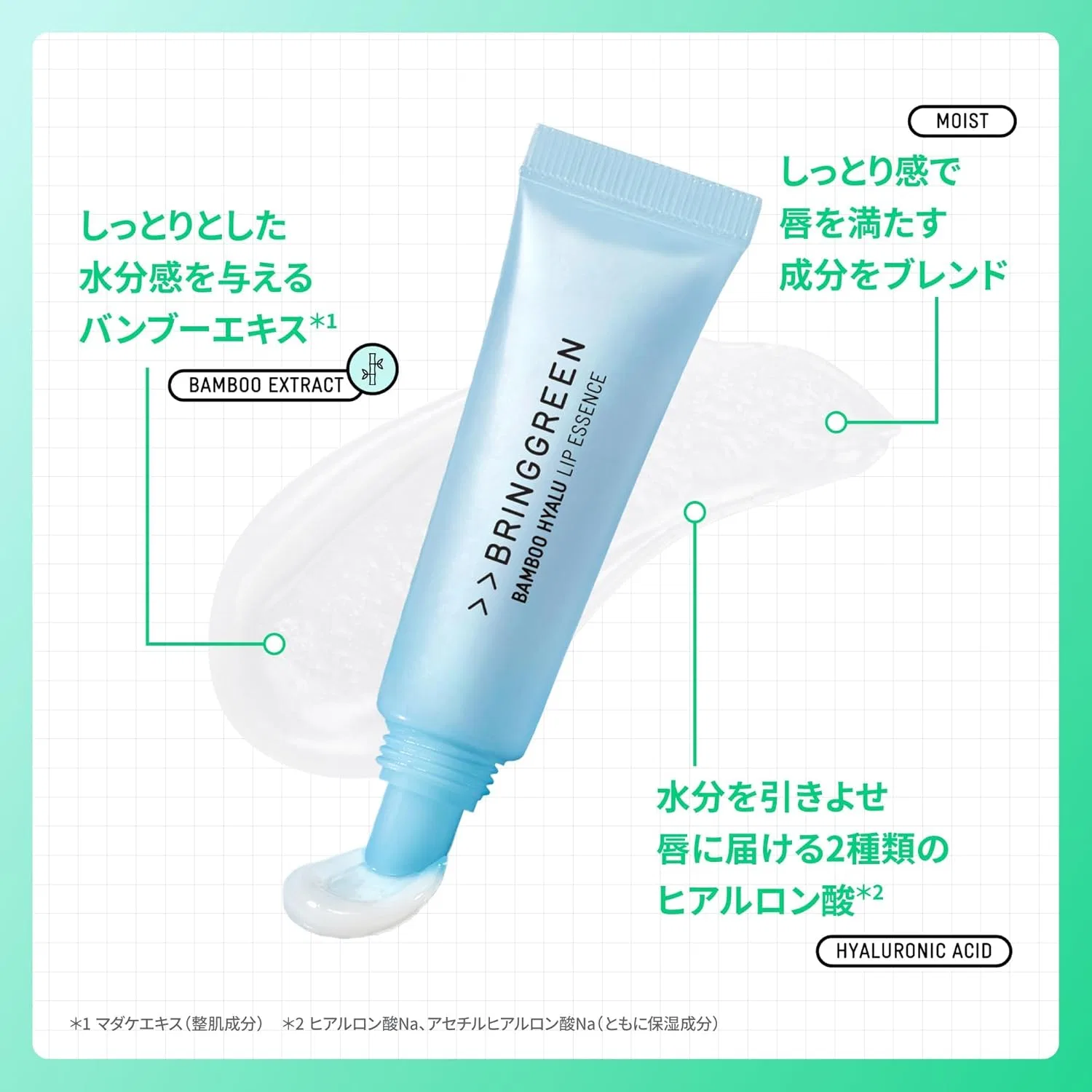 Набор для ухода за губами и кожей BRING GREEN Lip Essence Special Set — фото 4