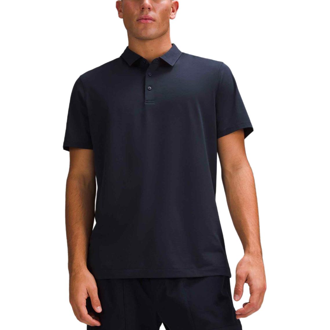 

Lululemon Поло Evolution мужская navy blue, Синий, Lululemon Поло Evolution мужская navy blue