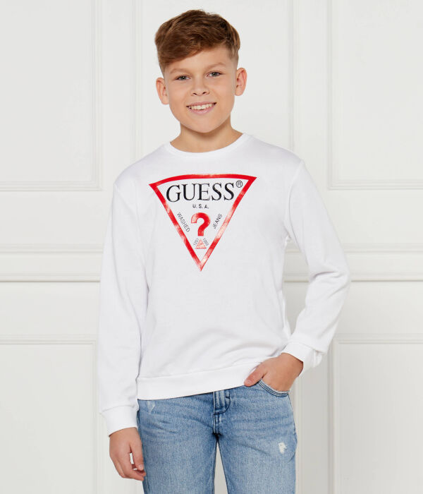 

Толстовка Guess Regular Fit, белый