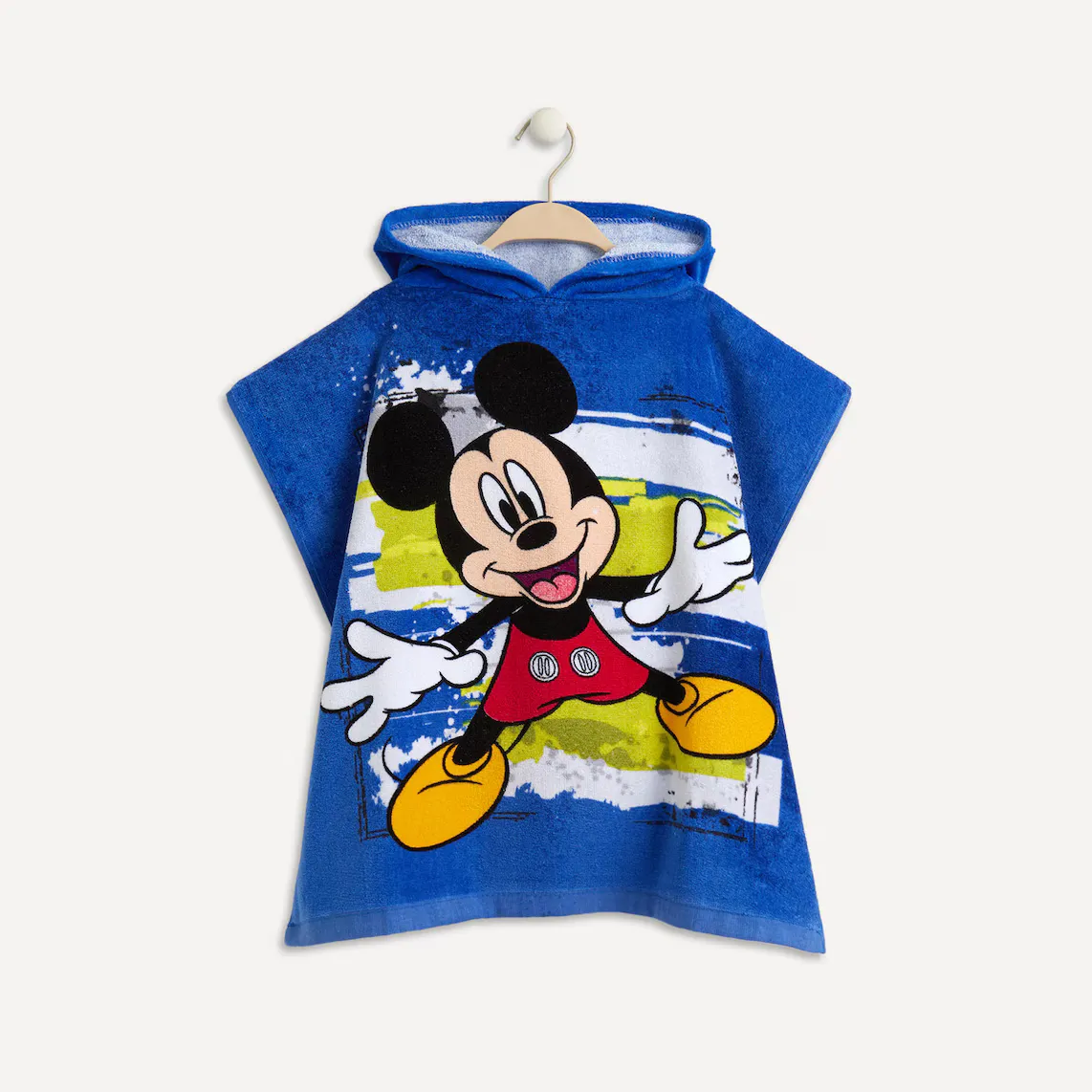

Детское пляжное пончо Mickey Disney, синий