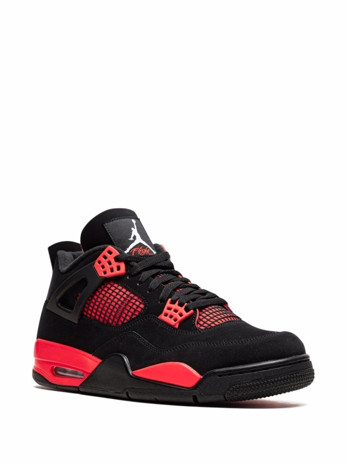 Кроссовки Air 4 Retro Red Thunder Jordan, черный — фото 2