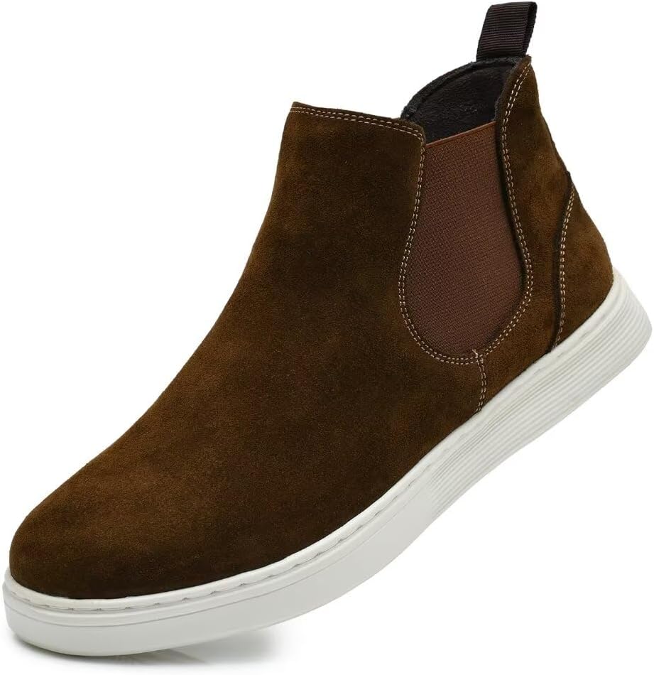 

Кроссовки Arkbird, повседневные, кожаные ботинки Чака на шнуровке для мужчин, хаки