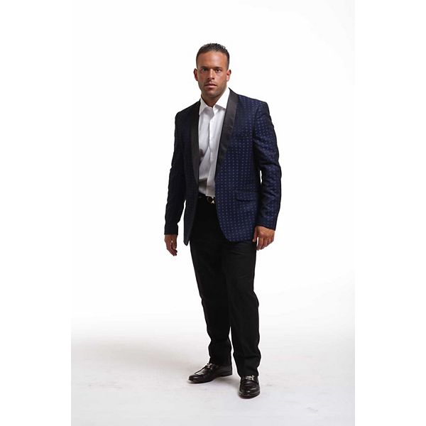 

Приталенный жаккардовый блейзер для мужчин Elie Balleh