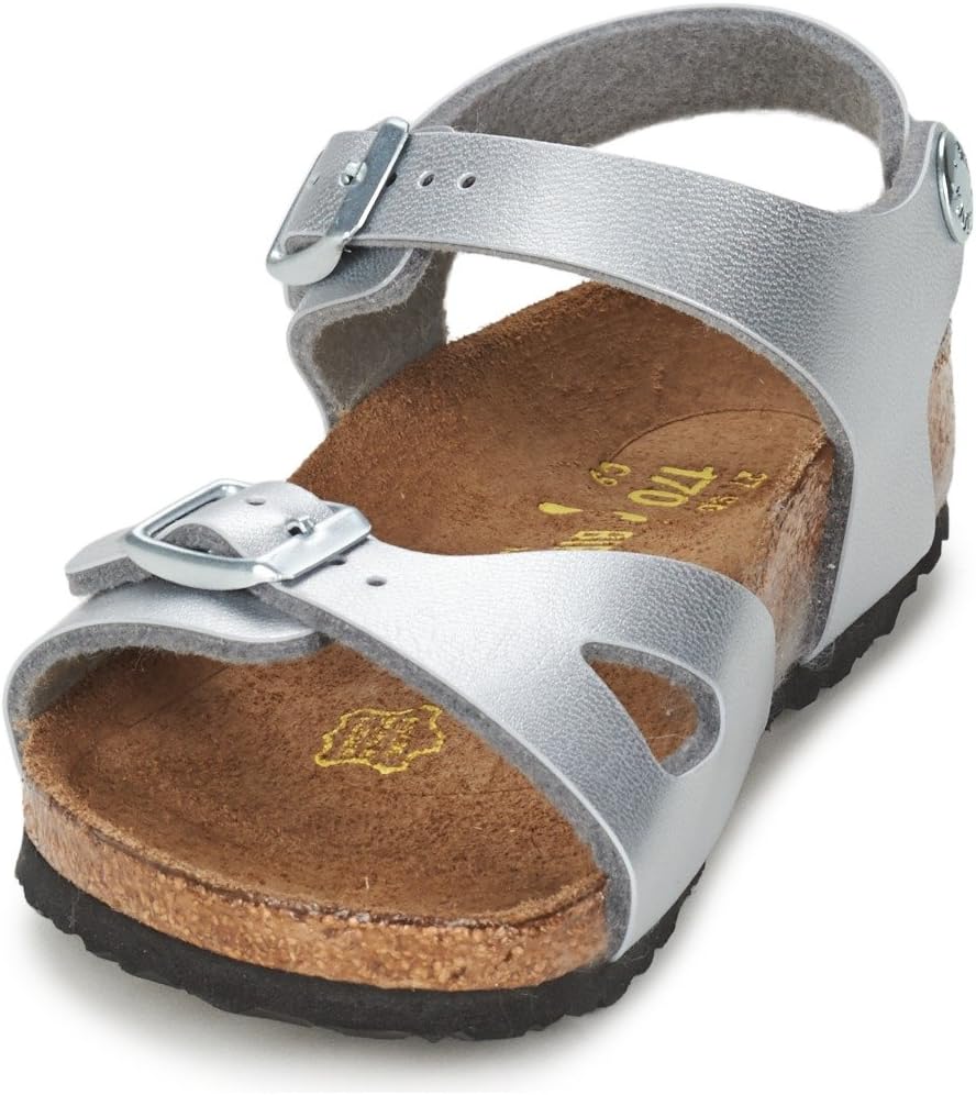 Сандалии Birkenstock Milano унисекс для взрослых, серебро — фото 3