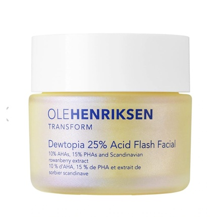 

Маска-эксфолиант для лица Olehenriksen Dewtopia 25% AHA + PHA Flash Facial Exfoliating Face Mask, 1,69 унции Ole Henriksen