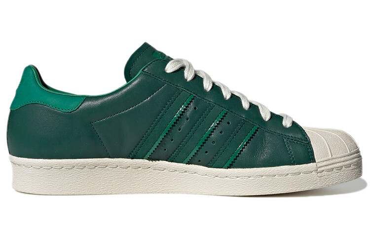 Кроссовки для скейтбординга Superstar Series мужские, низкие, зеленые Adidas Originals — фото 2