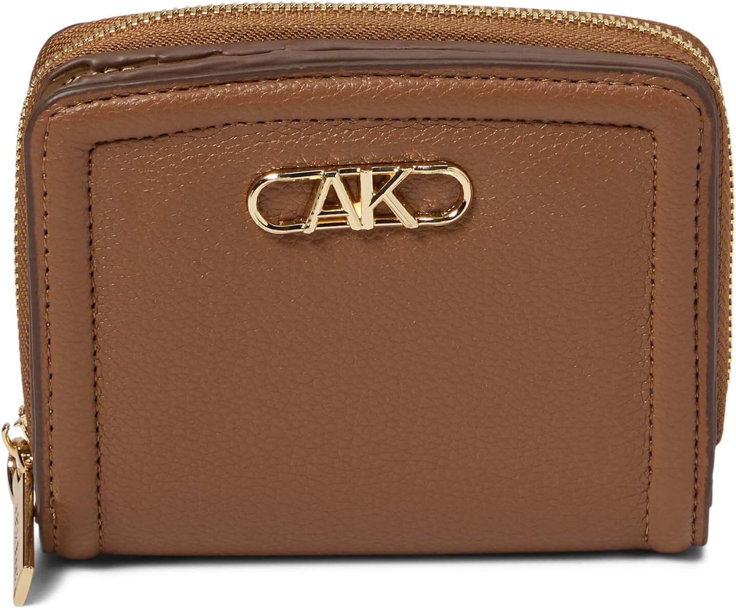 

Кошелек Anne Klein Small Bevel Logo Curved Wallet, цвет Chestnut