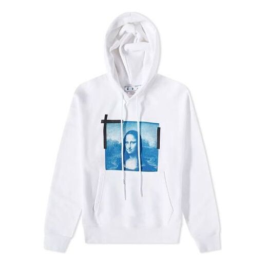 

Толстовка men's ss22 mona lisa printing white Off-White, белый