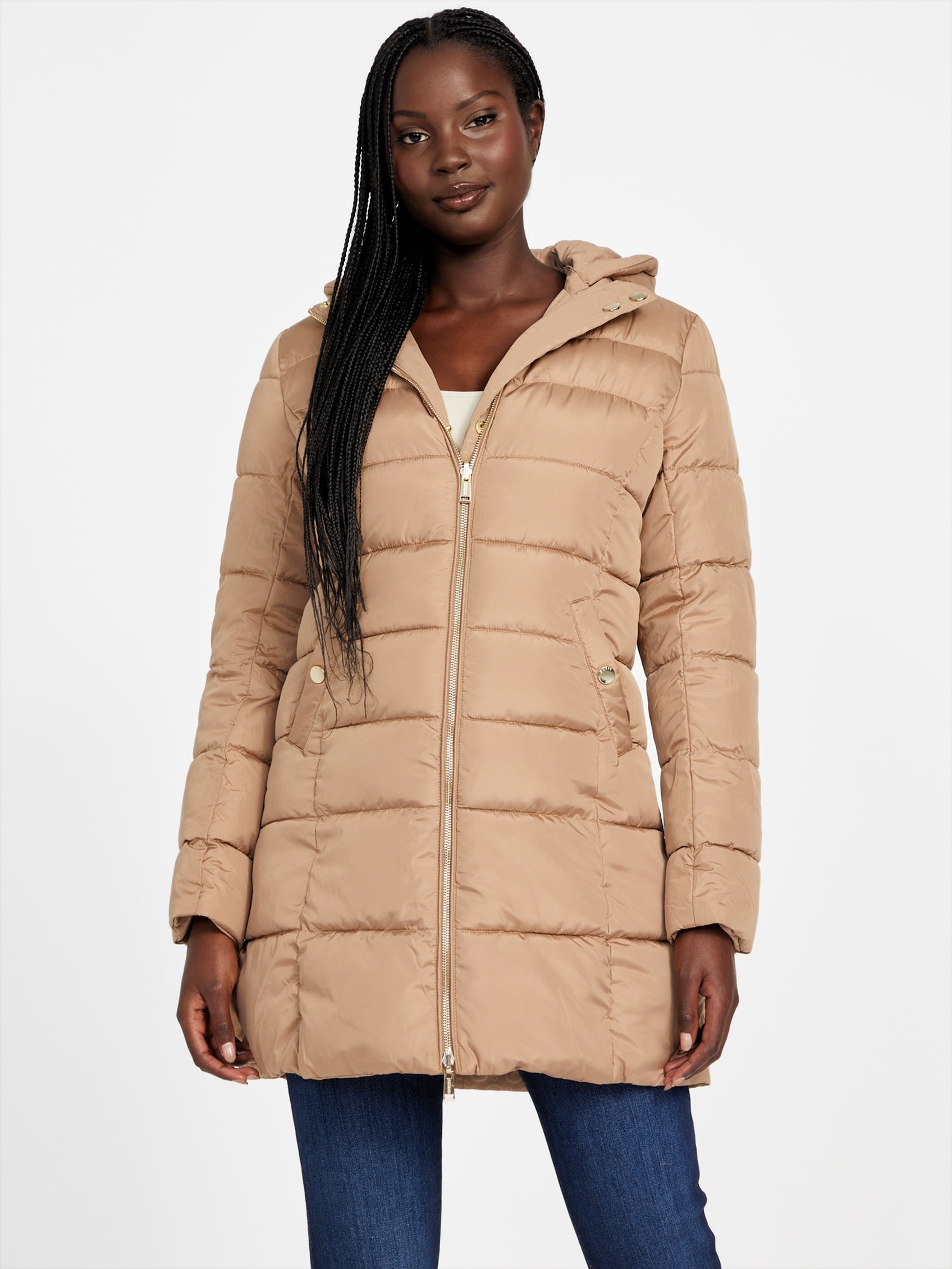 

Вирджиния реверсивная утепленная куртка Guess Factory, кремовый