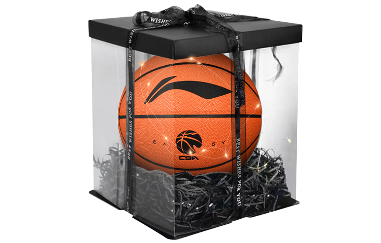 

LINING Баскетбольный мяч PU оранжевый размер 5 тренировочный для детей