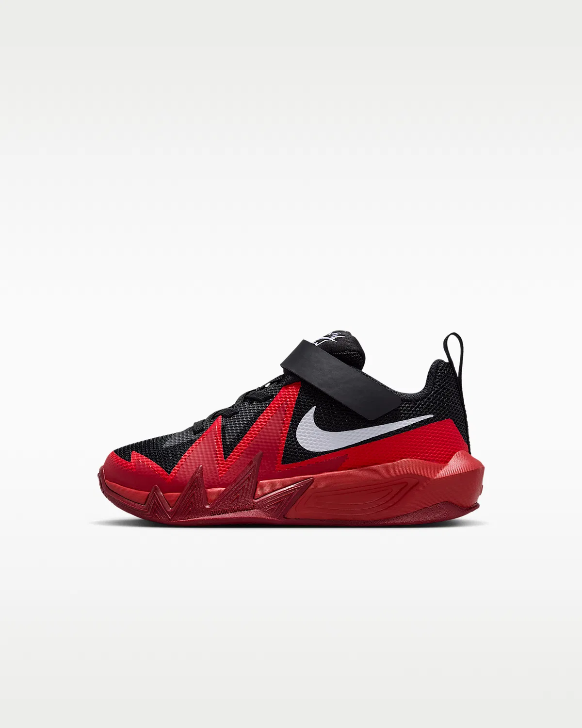 Кроссовки баскетбольные Nike S.T. Dynamite для маленьких детей, Black/University Red/Gym Red/White