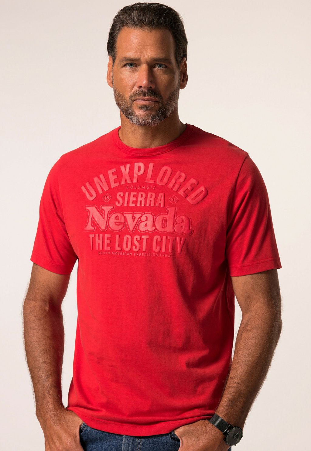 

Футболка с принтом SHORT SLEEVE JP1880, красный