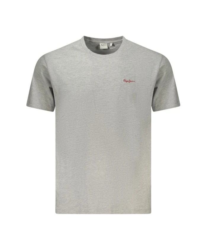 

Мужская футболка из серого хлопка Pepe Jeans, серый