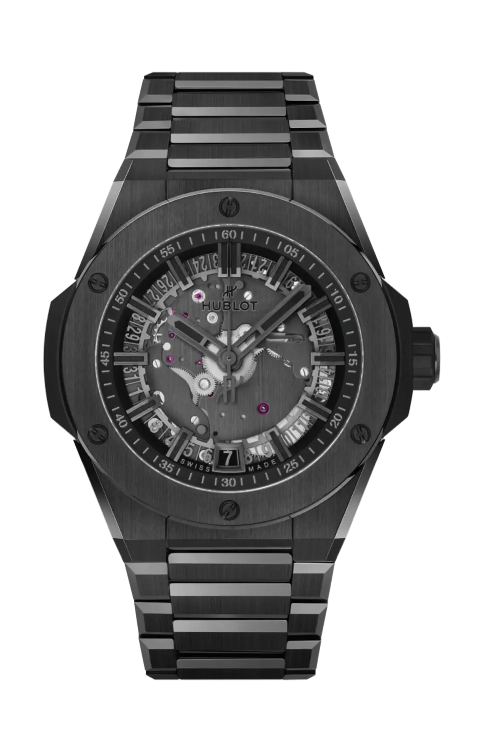 

Часы big bang integrated time only all black 40mm limited edition Hublot