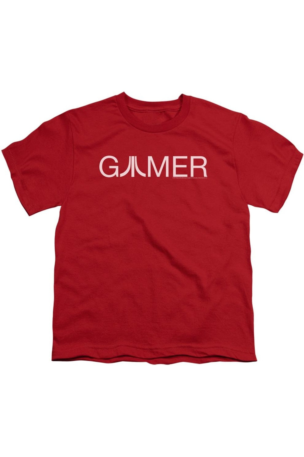 

Футболка Atari Gamer с коротким рукавом для детей Gildan, красный