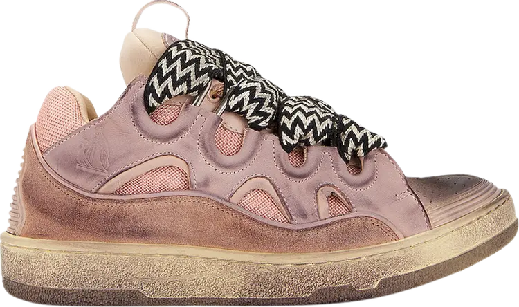 

Кроссовки Lanvin Curb Sneaker 'Distressed - Pink', розовый