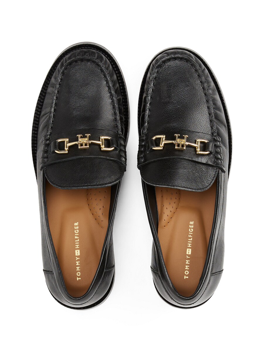 Мокасины TOMMY HILFIGER Horsebit, черный — фото 3