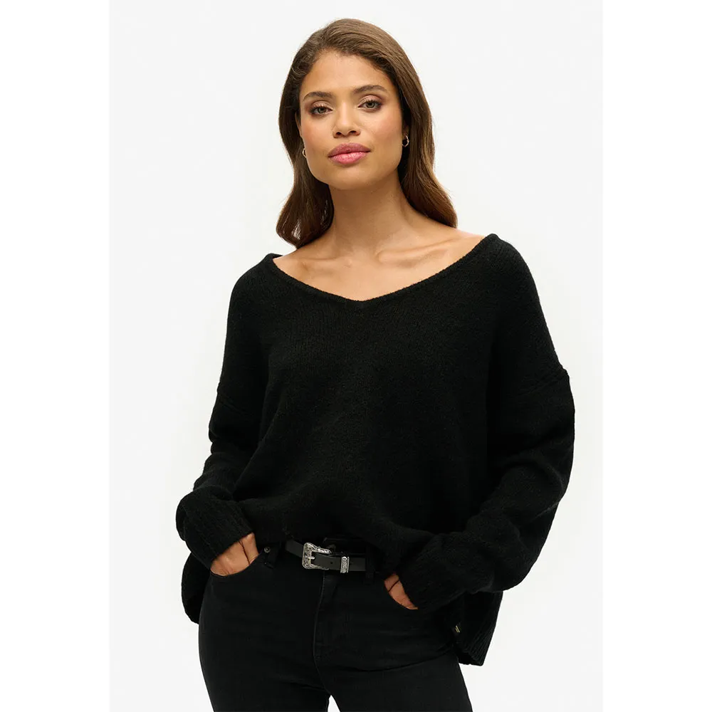 

Свитер Superdry W6110578A v neck, черный