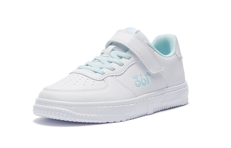 Детские кроссовки для скейтбординга Kids Low-top White 361°Kids, белый — фото 2