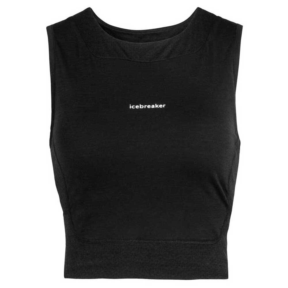 

Футболка без рукавов Icebreaker Zoneknit Cropped Merino, черный