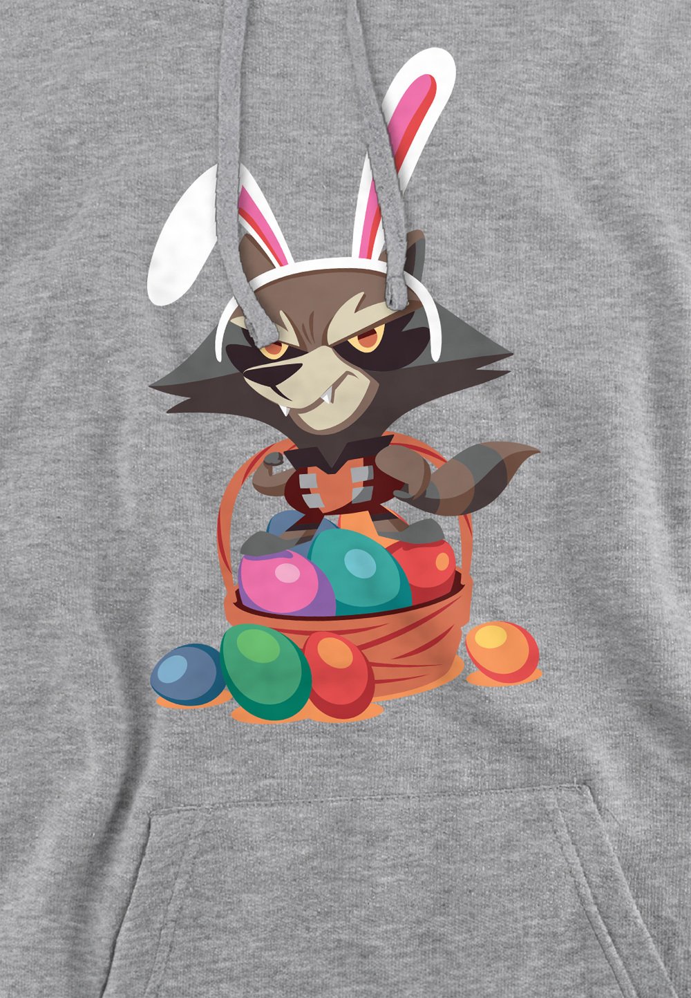 

Толстовка с капюшоном GUARDIANS OF THE GALAXY SWEET RABBIT PRINT Marvel, серый