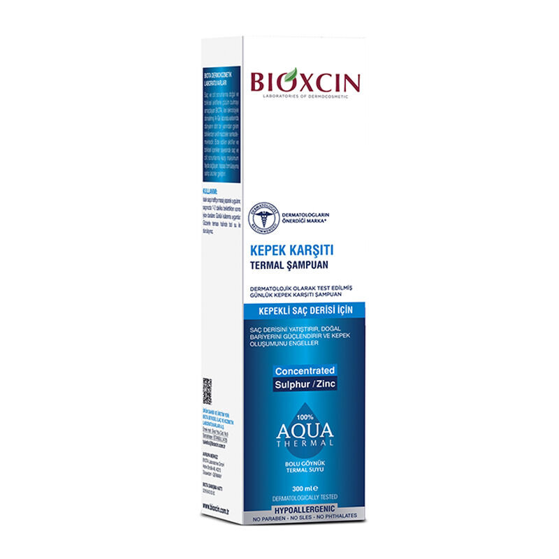 

Bioxcin Aqua Thermal Шампунь против перхоти 300 мл BIOTA LABORATOIRES