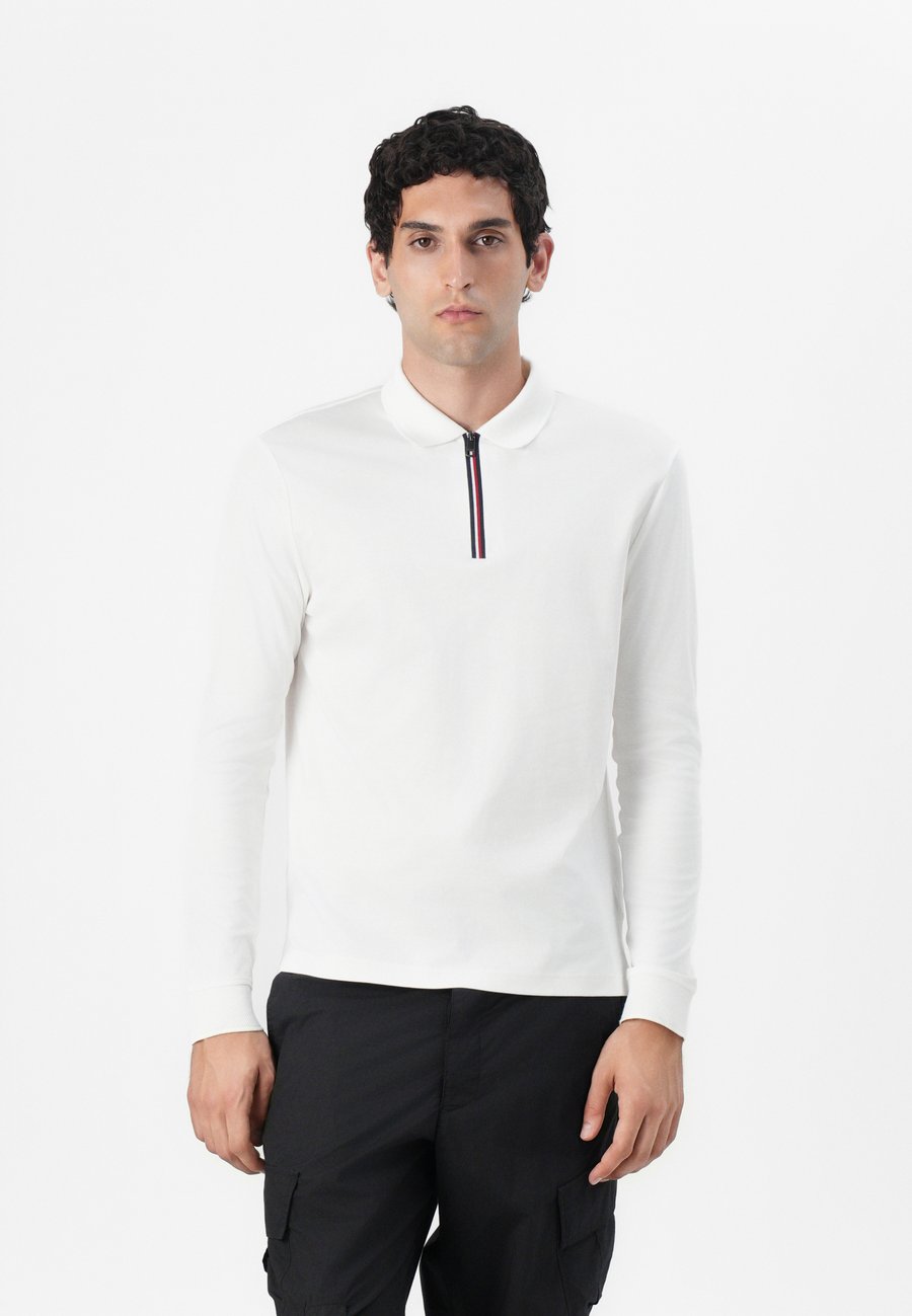 

Поло Tommy Hilfiger ZIP INTERLOCK, Ecru/Off-White, Белый, Поло Tommy Hilfiger ZIP INTERLOCK, Ecru/Off-White