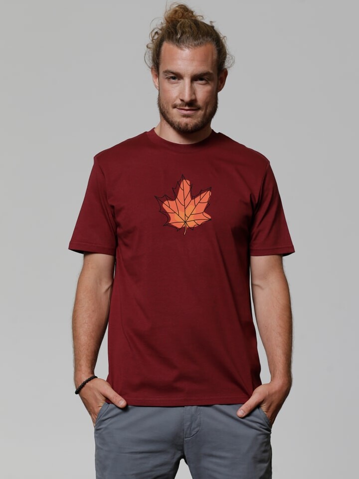 

Футболка wat Apparel T-Shirt Herbst, цвет Weinrot