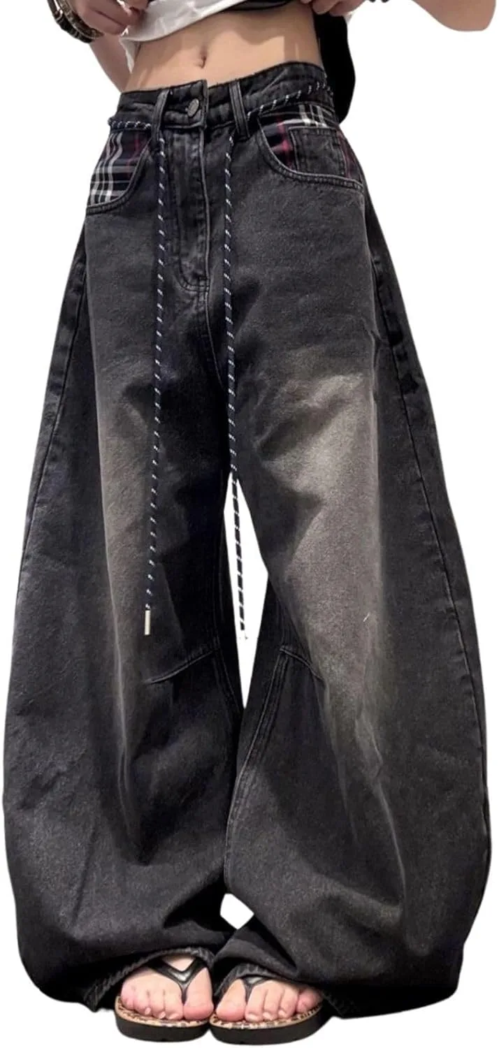 

Брюки джинсовые baggy с низкой посадкой и эластичным поясом BeRamg