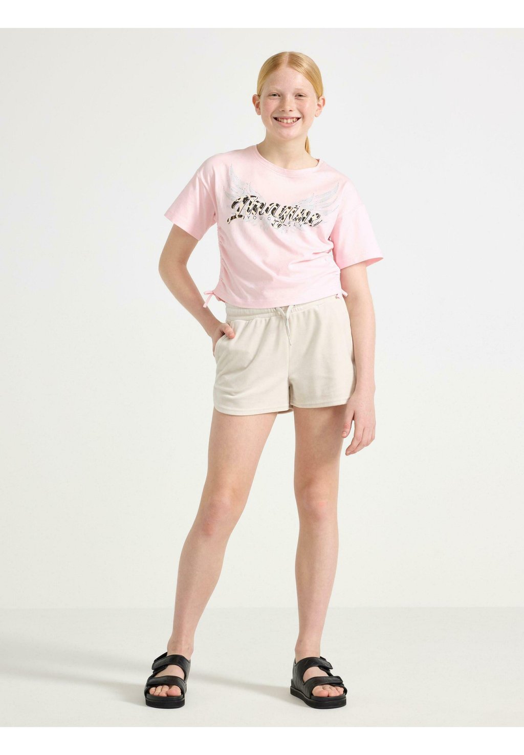 

Шорты Pantaloni sportivi Lindex, бежевый
