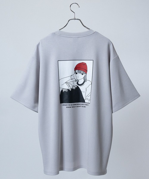 

Футболка с перфорацией на спине и боковым разрезом Red Cap Girl, красная