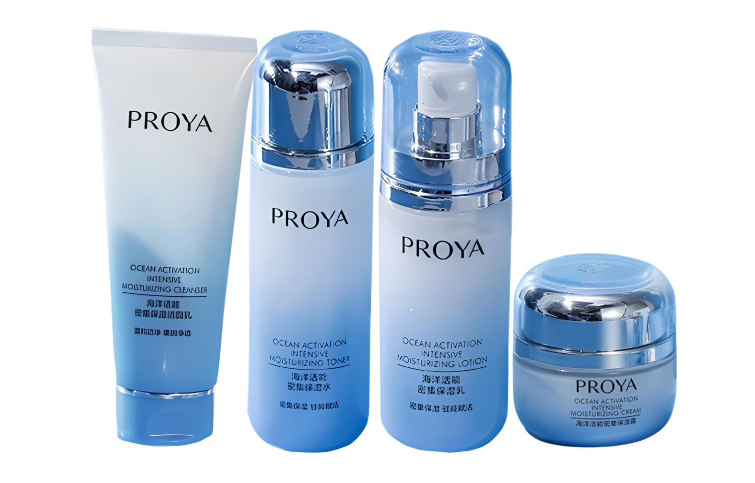 

Ocean Vitality набор интенсивного ухода за кожей увлажняющий, питающий и гидратирующий 100мл+135мл+100мл+50мл PROYA