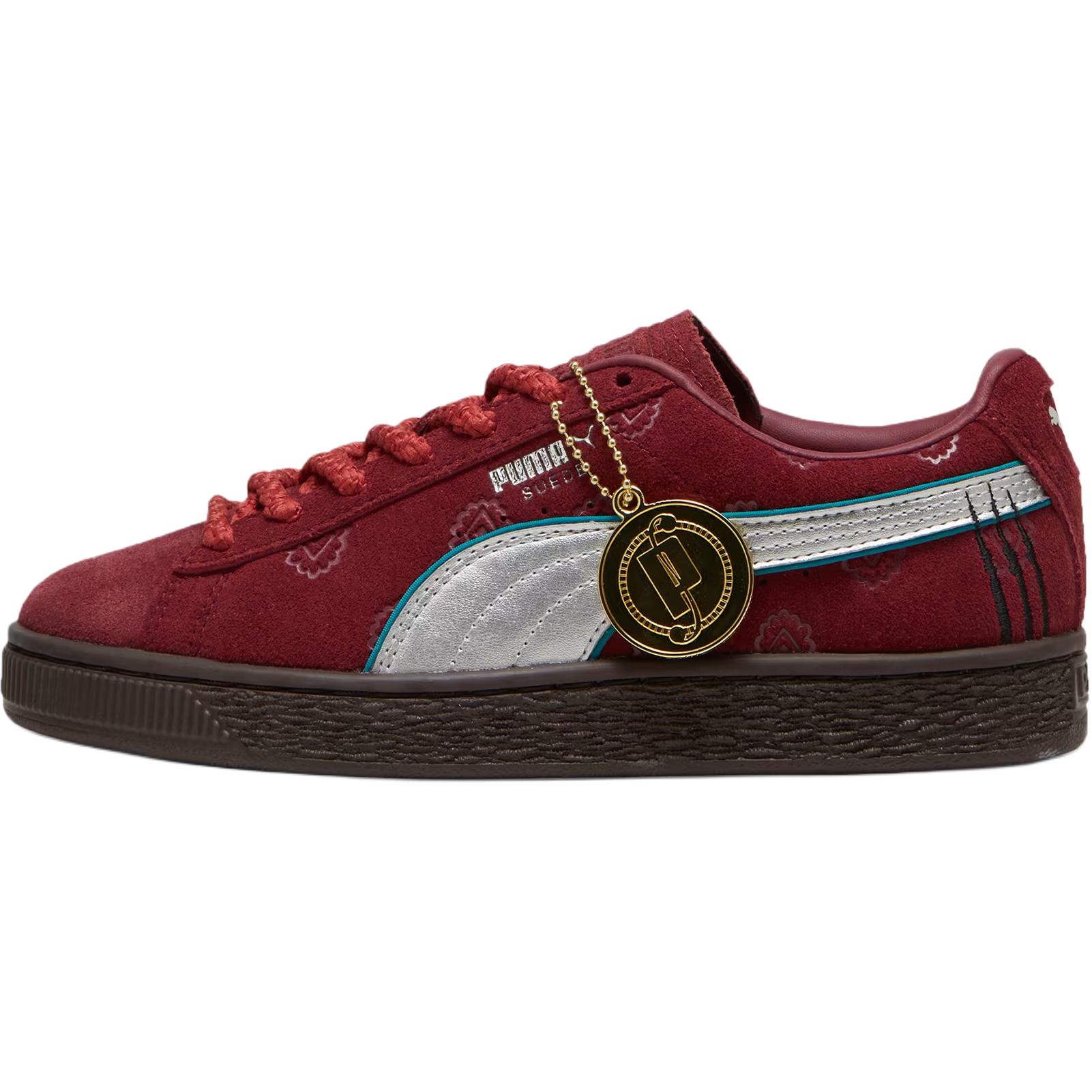 PUMA Кроссовки для скейтбординга Suede Low top Kids Red Teenagers